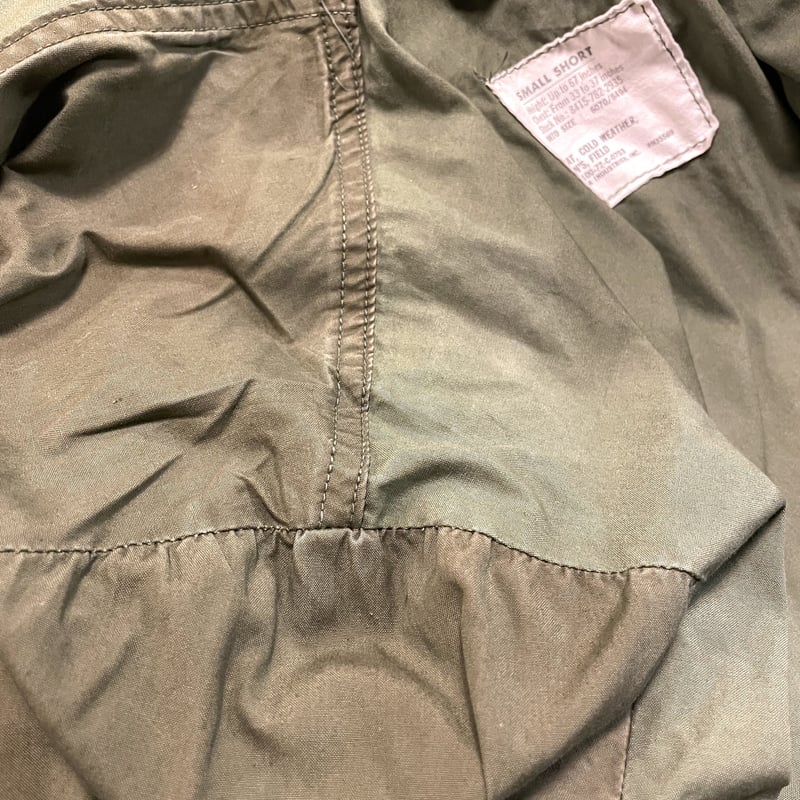 70s US ARMY M-65 Field Jacket 3rdタイプ ブラスジップ フィー