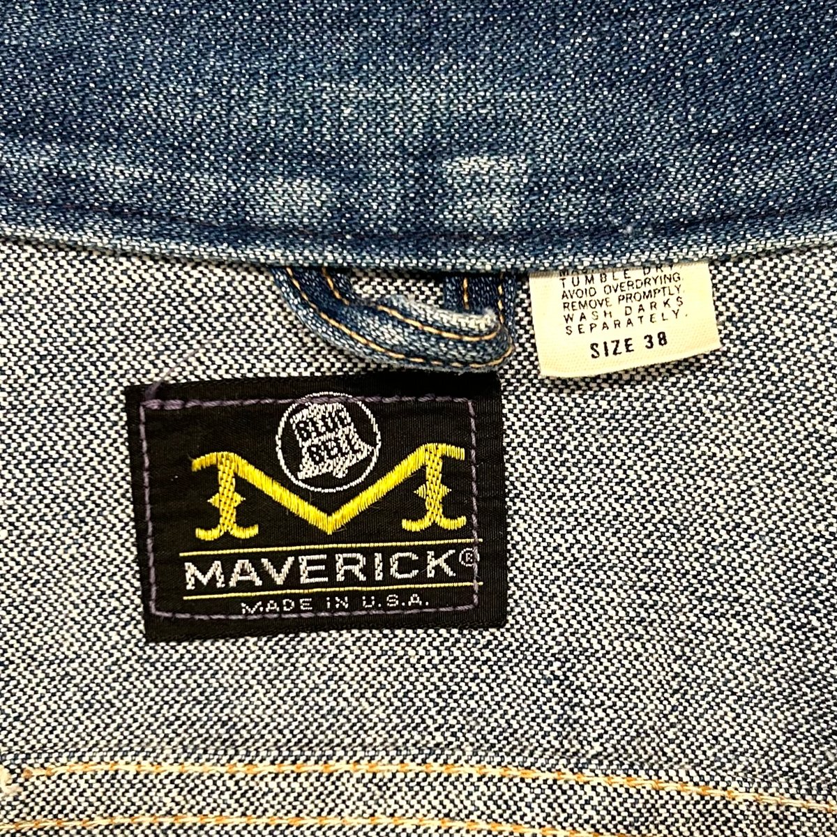 MAVERICK 70s USA製 デニムジャケット　マーベリック 楽天市場】70s USA製 ヴィンテージ MAVERICK マーベリック