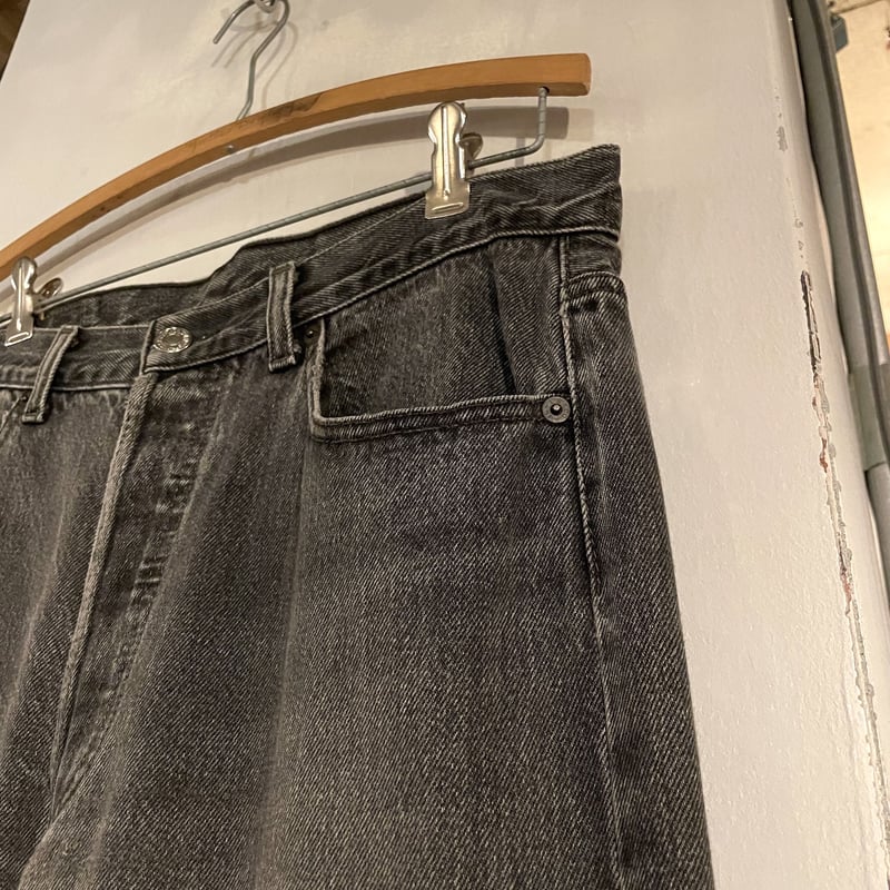 90s Levi's 501 ブラックデニム w33 黒 USA製 後染め Levi's 501 BLACK DENIM PANTS USA 1999s W32 L36 リーバイス 後