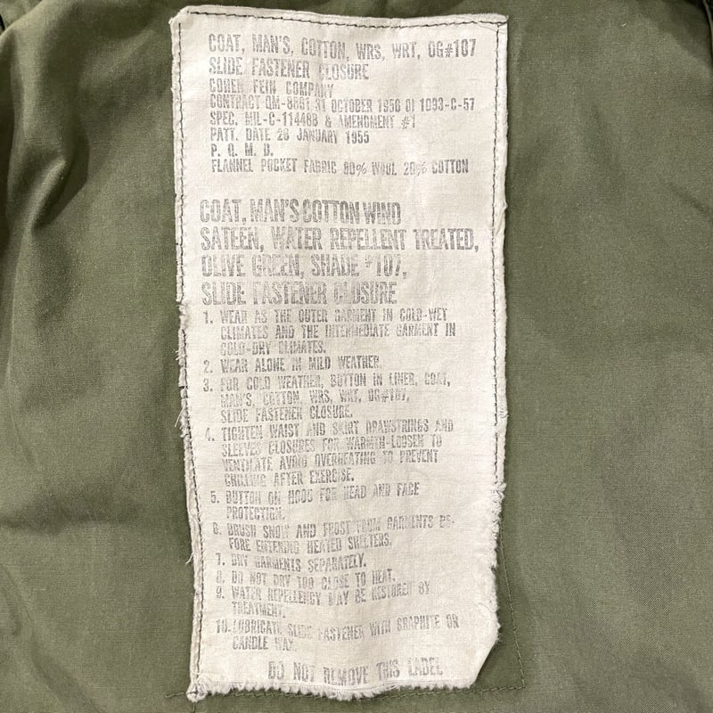 50s US ARMY M-51 Field Jacket フィールドジャケット TALON