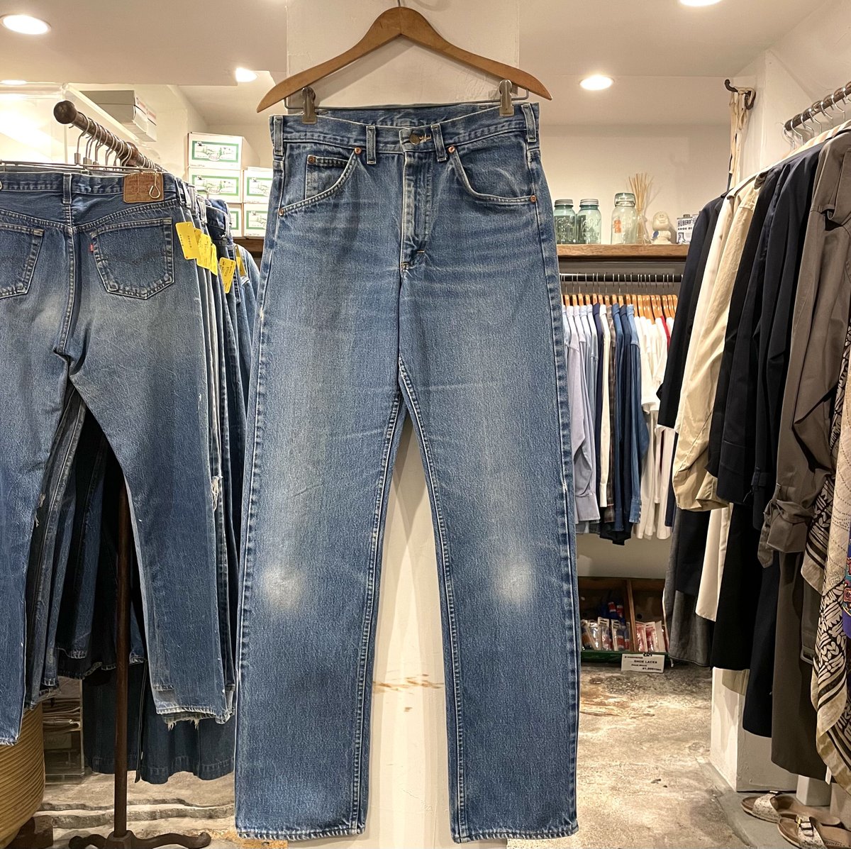 Lee 200 良色落☆ USA製70s リーW31 42TALONタロン Lee 200 リー ライダース デニム ジーンズ タロン42 70s ヴィンテージ