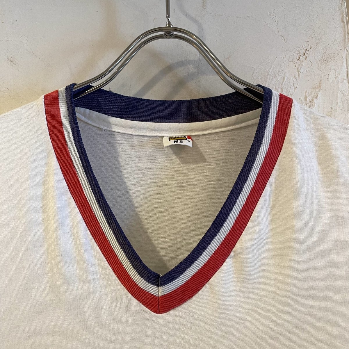 Hanes VネックショートスリーブTシャツ 70s ヘインズ (S1137) | DUFF