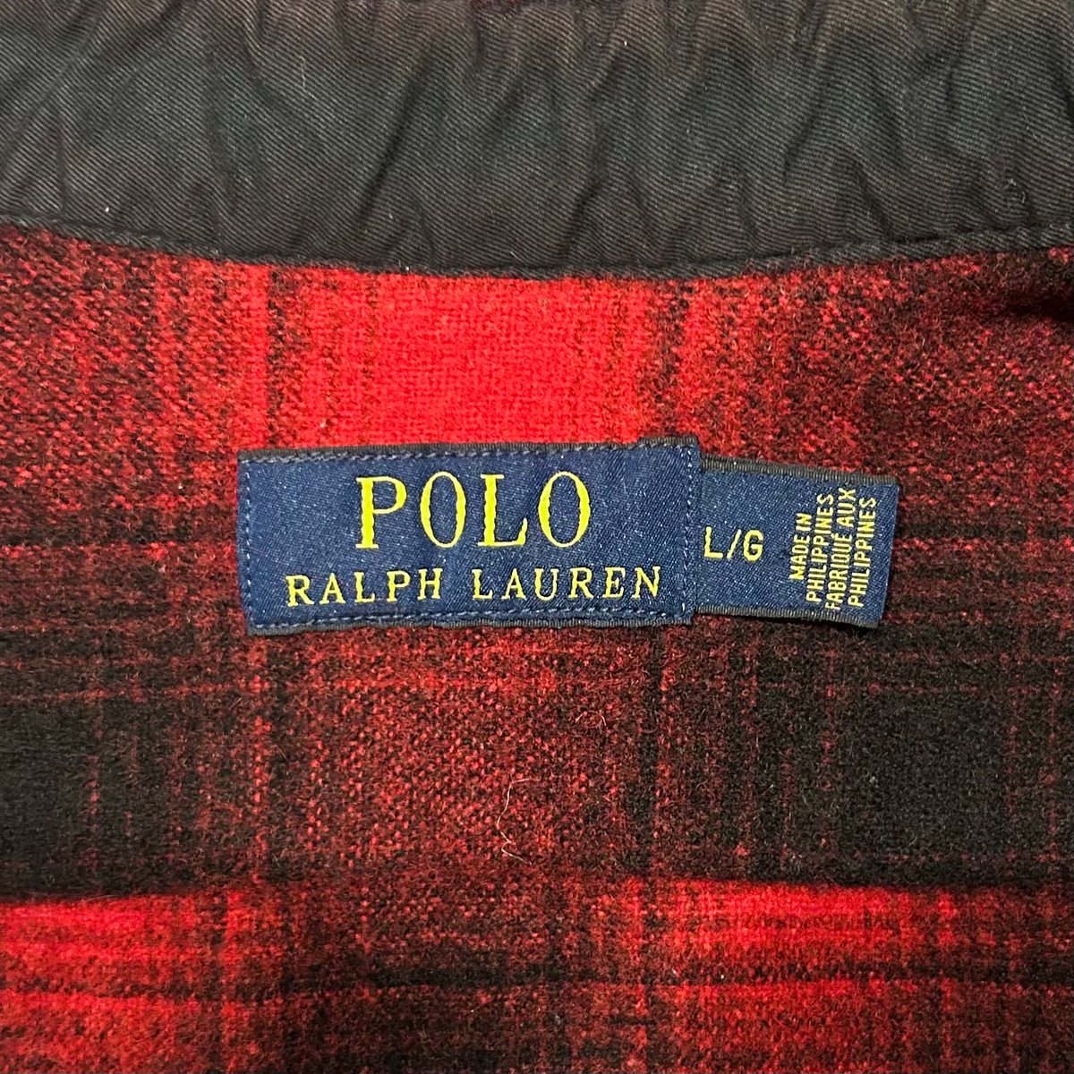 POLO RALPH LAUREN L/Sウールチェックシャツ ラルフローレン