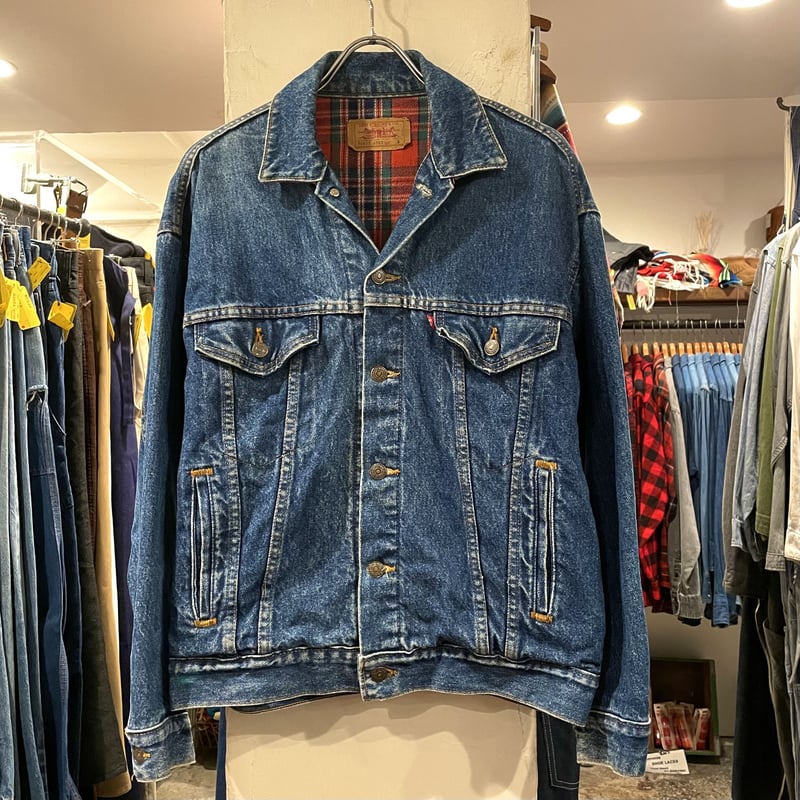 80s Levi's 70417 6985 リーバイス デニムジャケット ネルライナー USA