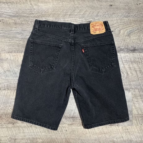 リーバイス５０５　ブラックデニム　ハーフパンツ　00s