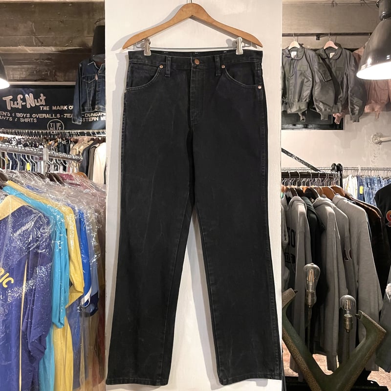 Wrangler 936WBK ブラックデニムパンツ 31×30 ラングラー (S2549)