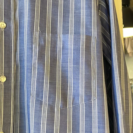 60s　TOWNCRAFT　Vintage Stripe Shirt　3点留めボタン　DEAD STOCK　Penneys　ヴィンテージシャツ　ストライプシャツ　(S2592)