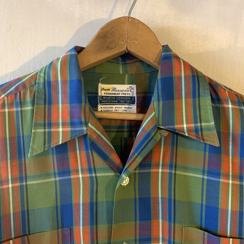 60s オープンカラーシャツ 60s Vintage Loop L/S Shirt オープンカラーシャツ ロング