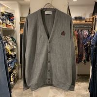 90s IZOD LACOSTE ラコステ アクリルカーディガン ブラック USA