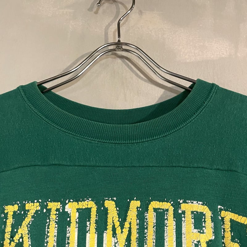 80s Champion フットボールT SKIDMORE ナンバリング USA製