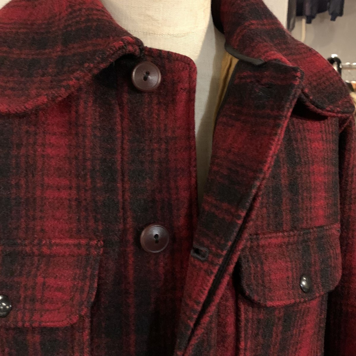 40s Woolrich ウールハンティングジャケット シャドーチェック