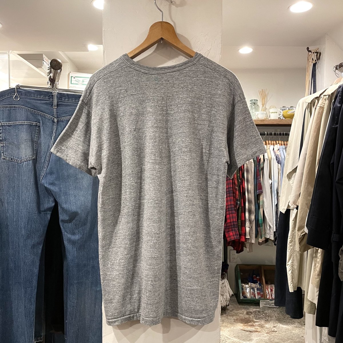 RUSSELL ATHLETIC 70s USA製 金タグ バインダーネック 無地T RUSSELL ATHLETIC 70s USA製 金タグ バインダーネック 無地T