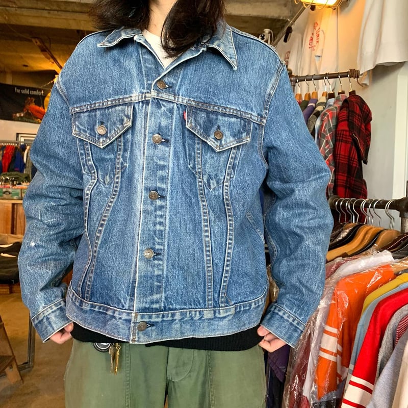 70s USA製 Levi's リーバイス 70505 ケアタグ スモールe刻印52 - G