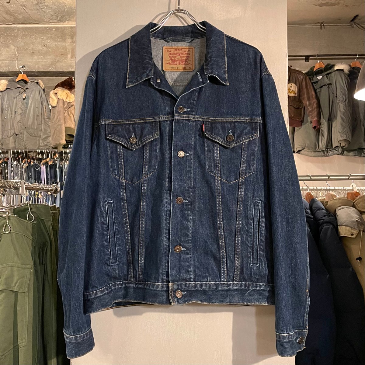90s~ Levi's 70503 04 デニムジャケット Size XL 4ポケ ユーロ リ 90s~ Levi's 70503 04 デニムジャケット Size XL 4ポケ ユーロ リ