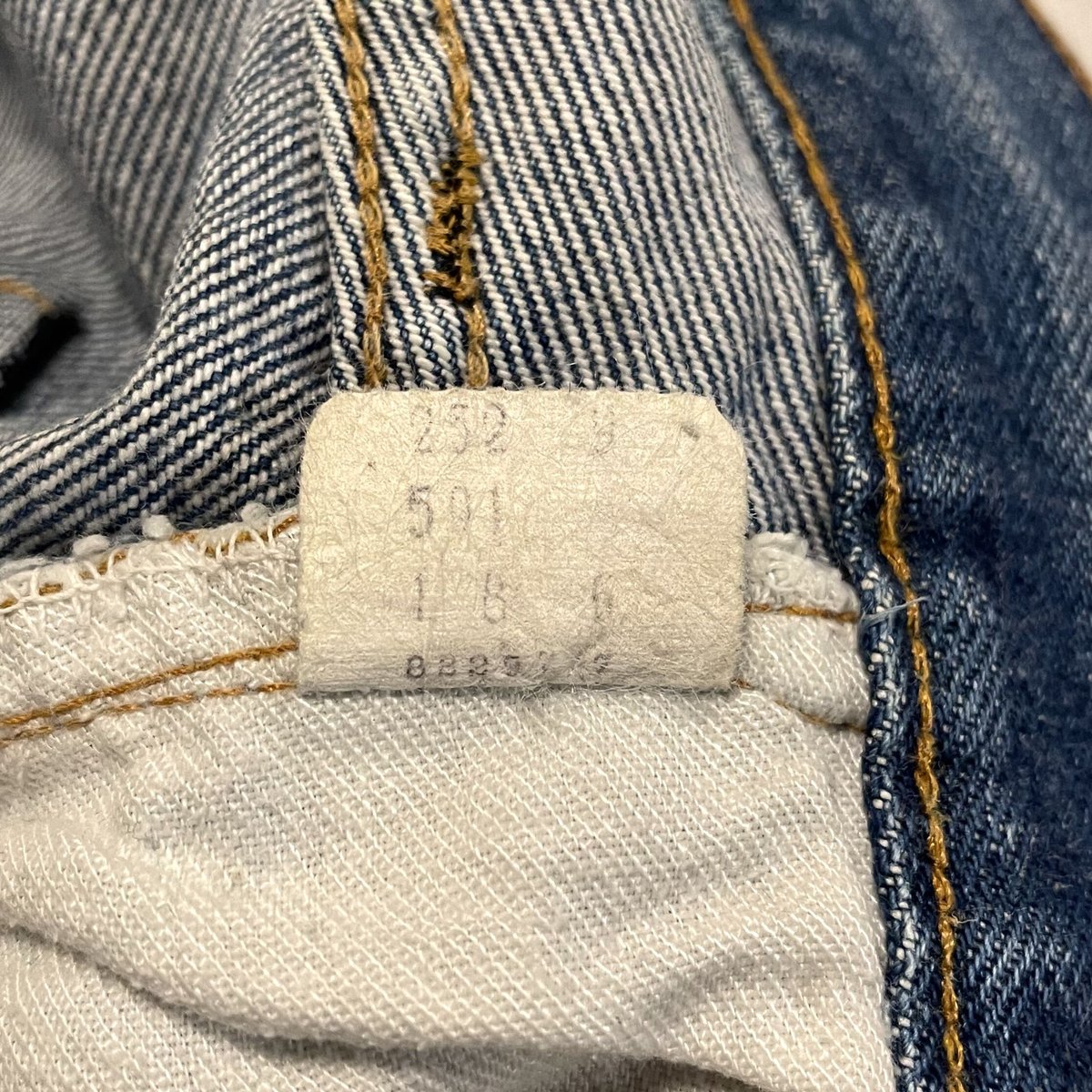 70s Levi's 501 66後期 36×29½ リーバイス デニムパンツ ボタン裏6 1