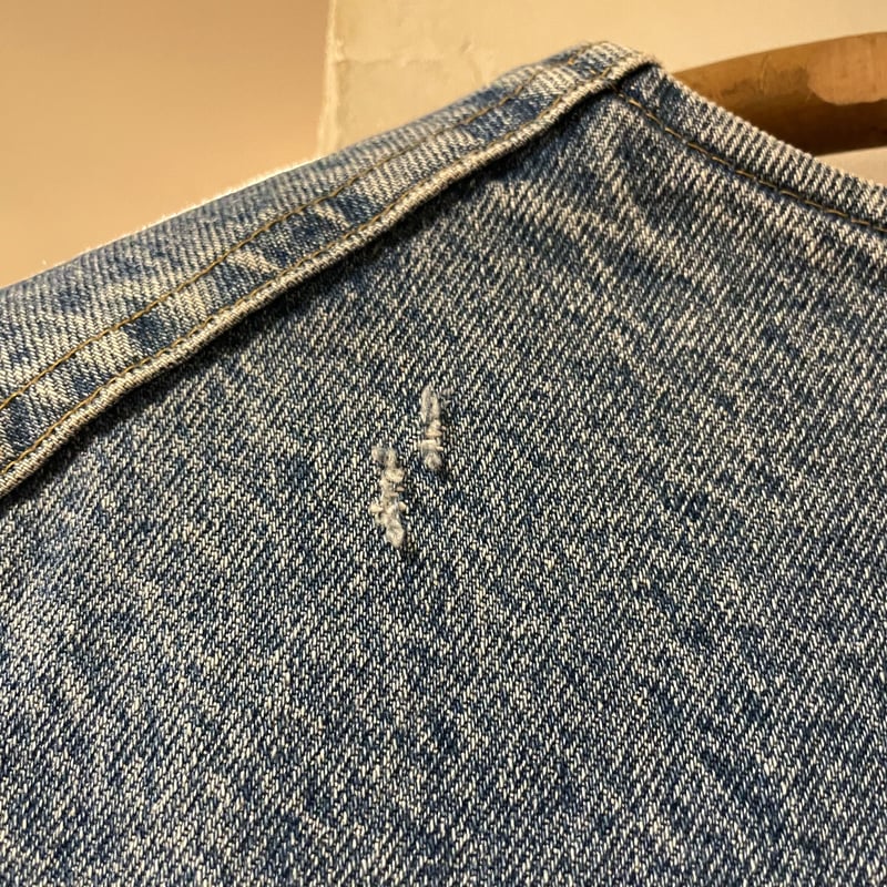 80s〜 Carhartt デニムベスト ネイティブ柄ライナー カーハート 80s〜 Carhartt デニムベスト ネイティブ柄ライナー カーハート