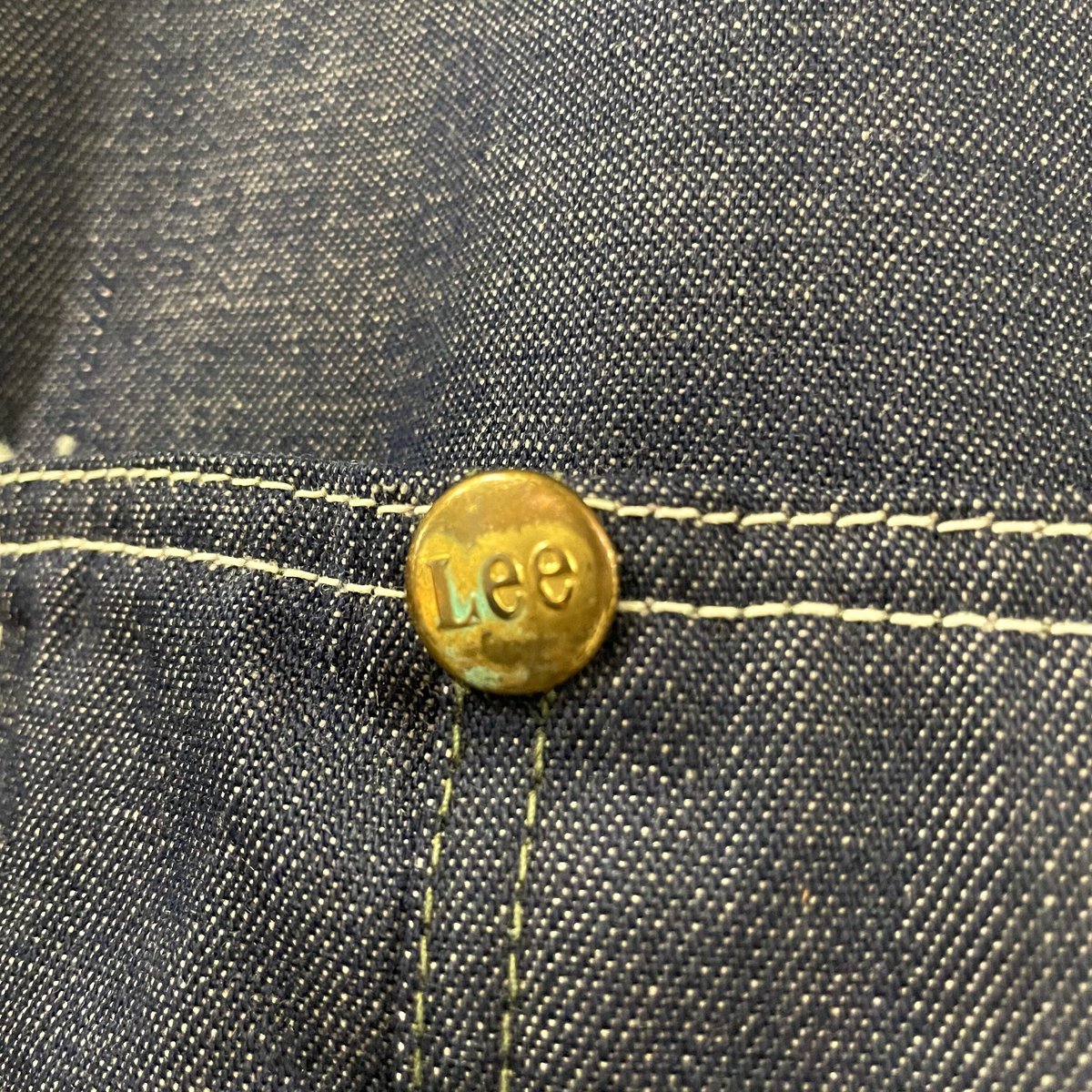 Lee 91-J 70s USA製 デニムカバーオール ユニオンチケット付き Lee 91-J 70s USA製 デニムカバーオール ユニオンチケット付き
