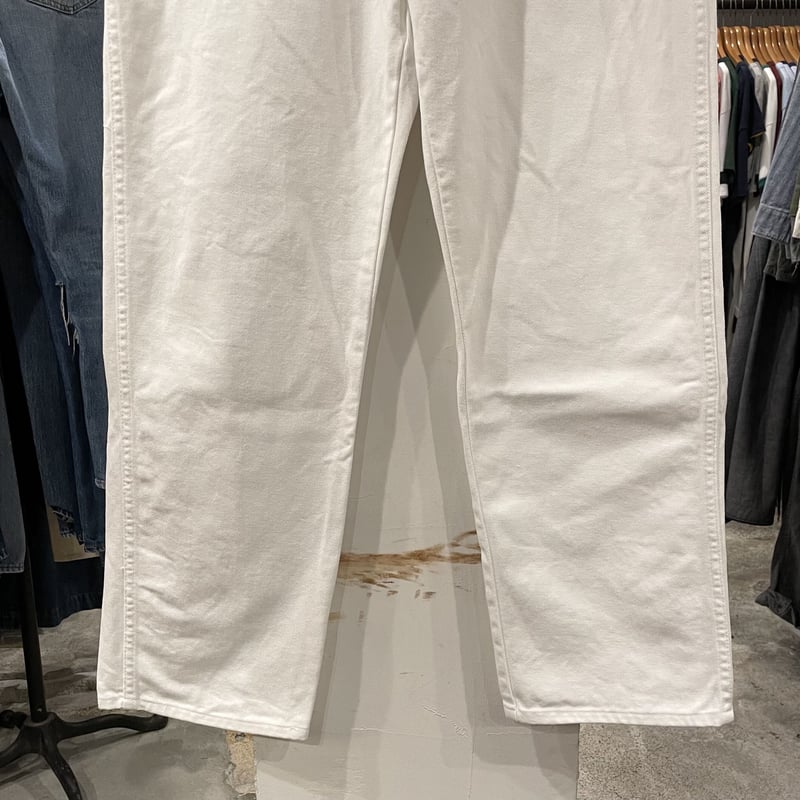 90s〜 Wrangler ホワイトデニムパンツ 13MWZWI ラングラー 90 90s〜 Wrangler ホワイトデニムパンツ 13MWZWI ラングラー 90