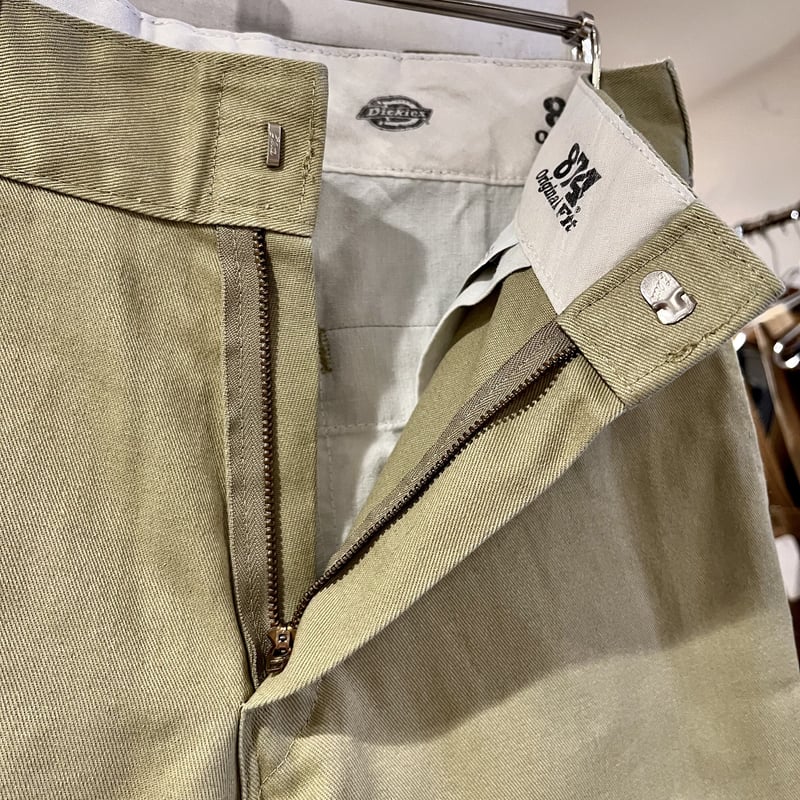 USA製　ディッキーズ　874 32 ベージュ 90s Dickies 874 ワークパンツ ディッキーズ ベージュ 33×32 USA