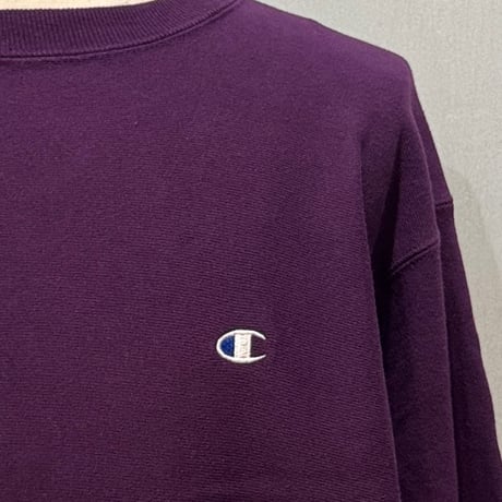 90s　Champion　リバースウィーブ　Reverse Weave　USA製　Size XXL　目あり　刺繡タグ　チャンピオン　(S5387)