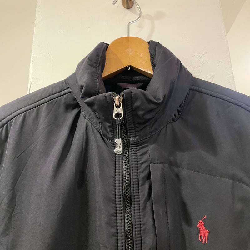 POLO RALPH LAUREN デナリタイプ 黒x紺 フリースジャケット POLO RALPH LAUREN デナリタイプ 黒x紺 フリースジャケット