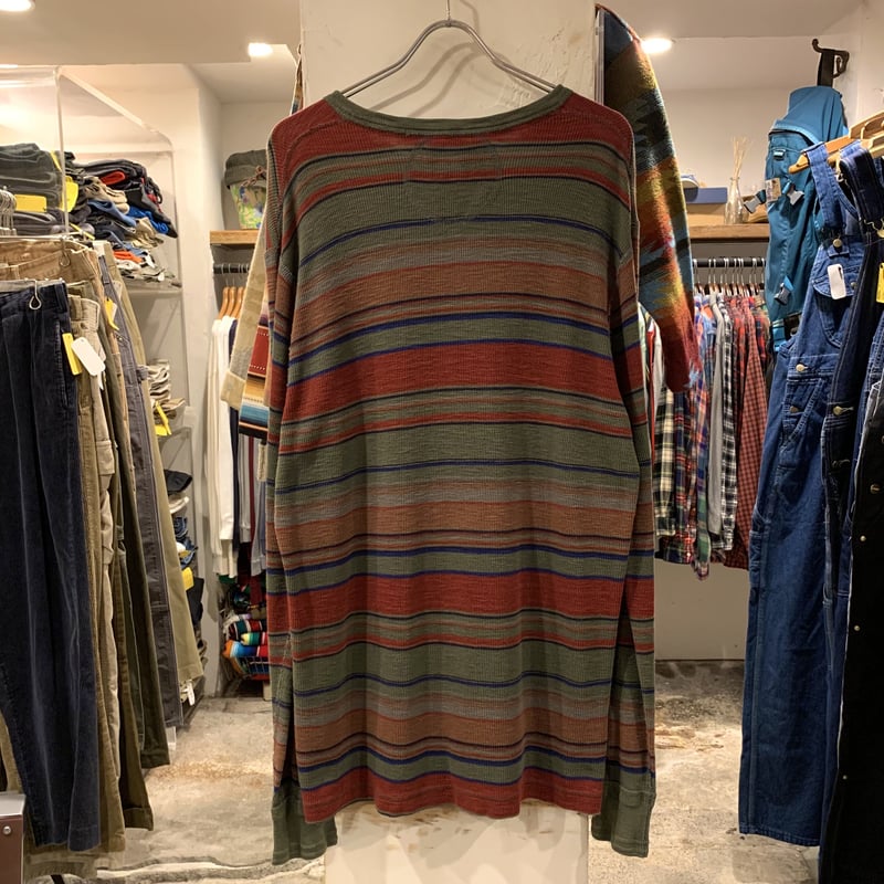 POLO by Ralph Lauren L/SヘンリーネックサーマルT ラルフローレン ネイ