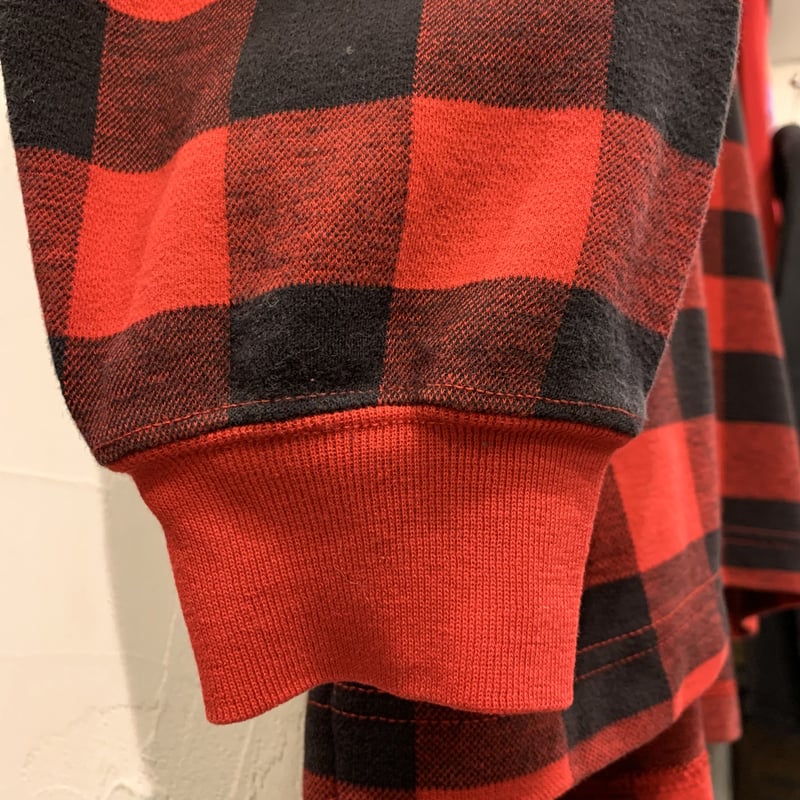 90S ポロラルフローレン MAT LOCK オレンジ黒　バッファローチェック 90S ポロラルフローレン MAT LOCK オレンジ黒 バッファローチェック