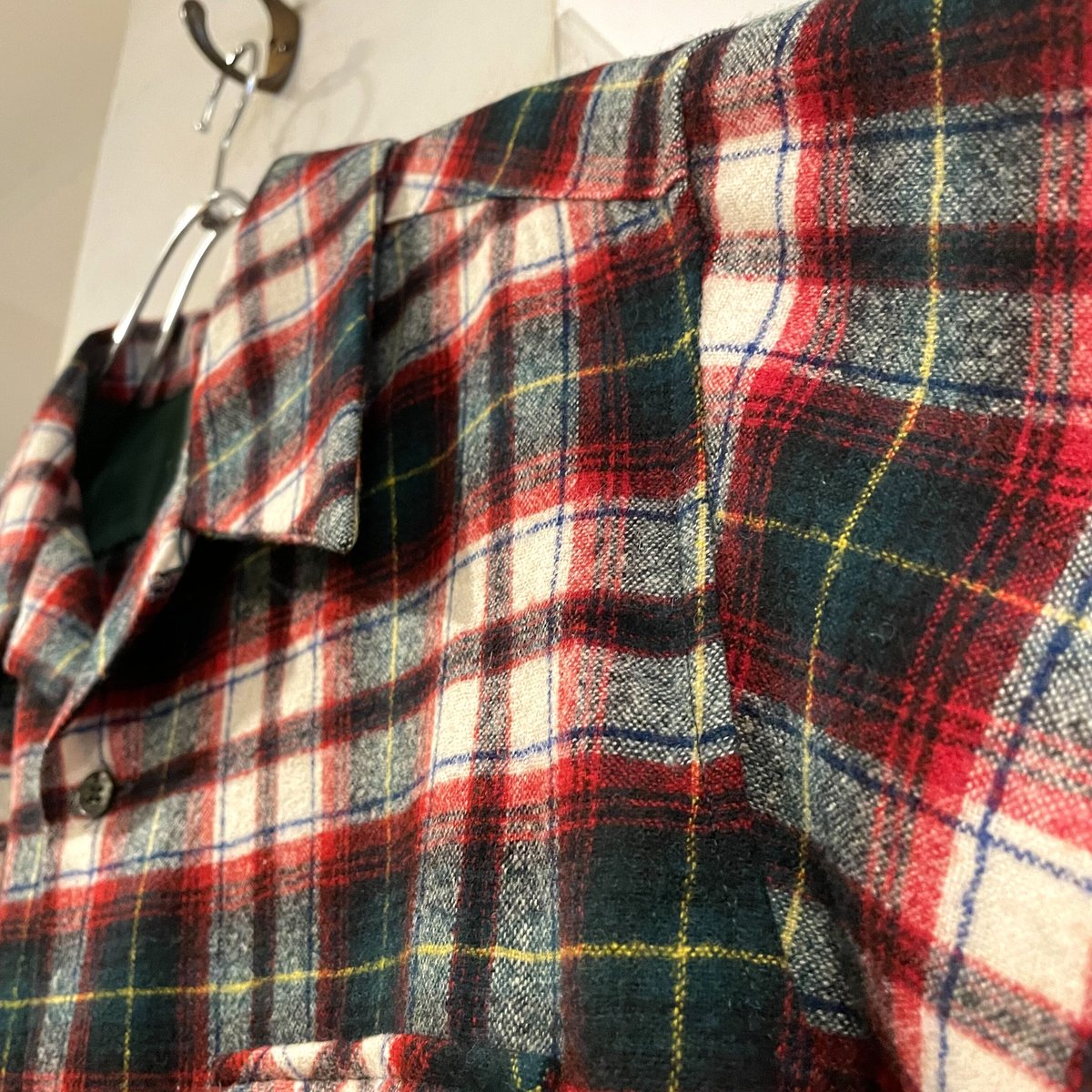 70s Pendleton ウールシャツ オープンカラー ボックスシルエット 70s Pendleton ウールシャツ オープンカラー ボックスシルエット