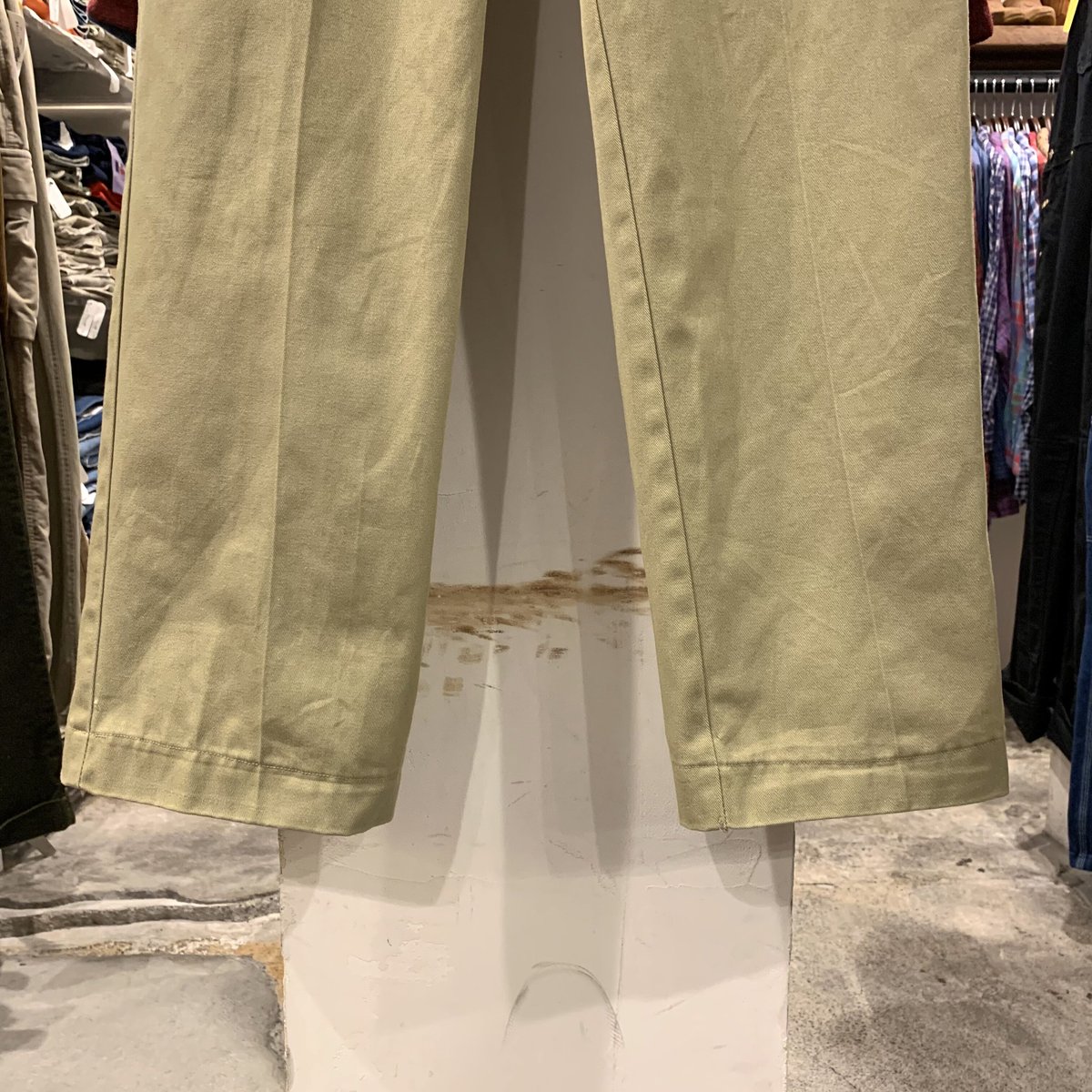 90s Dickies874 ワークパンツ ディッキーズ ベージュ USA製