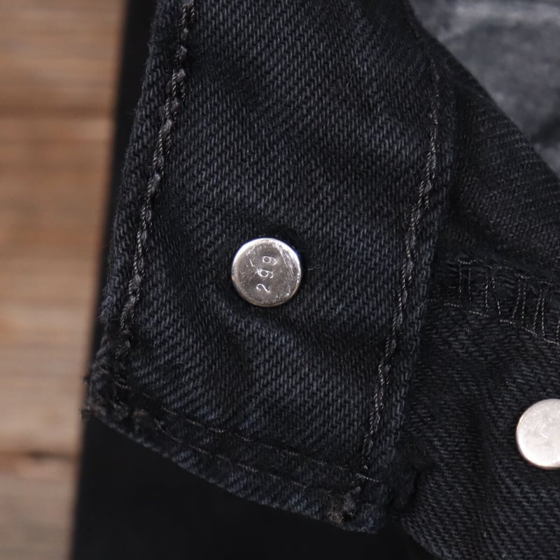 Levi's 501 ブラックデニムパンツ UK製 リーバイス501 ブラック