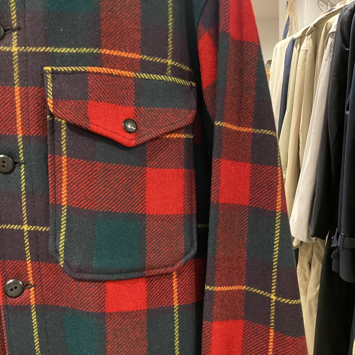 PENDLETON 70s USA製 ウールジャケット チェック柄 ペンドルトン (S0566