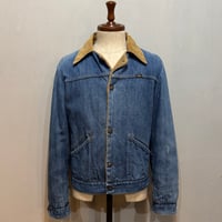 70s　MAVERICK　ボア デニムジャケット　Size 38相当　USA製　マーヴェリック　ラングラー　雰囲気系　(S5331)