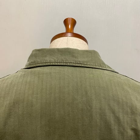 50s　US ARMY　M-47 HBT JACKET　Size SMALL　ミリタリージャケット　ヘリンボーンツイルジ　雰囲気系　(S5704)