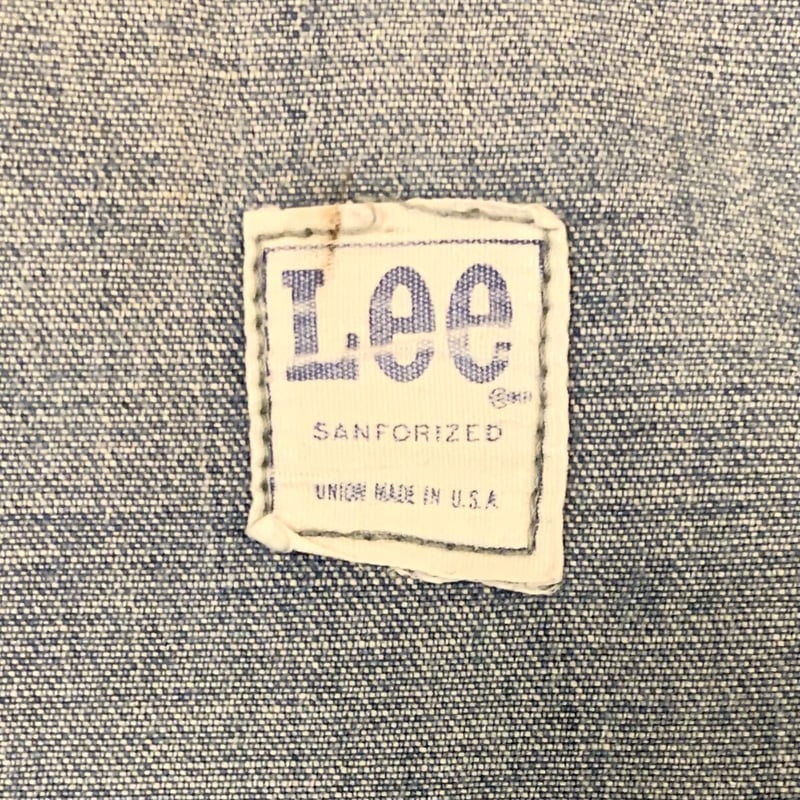 70s Lee 91-J ヴィンテージ デニムカバーオール USA製 70s Lee 91-J ヴィンテージ デニムカバーオール USA製