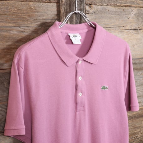 LACOSTE　ショートスリーブポロシャツ　ラコステ　ワンポイント　(Y0403)