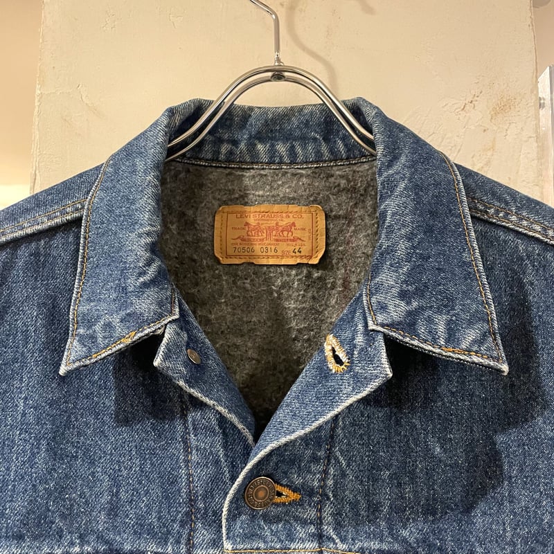 80s Levi's 70506-0316 リーバイス デニムジャケット ブランケット ...