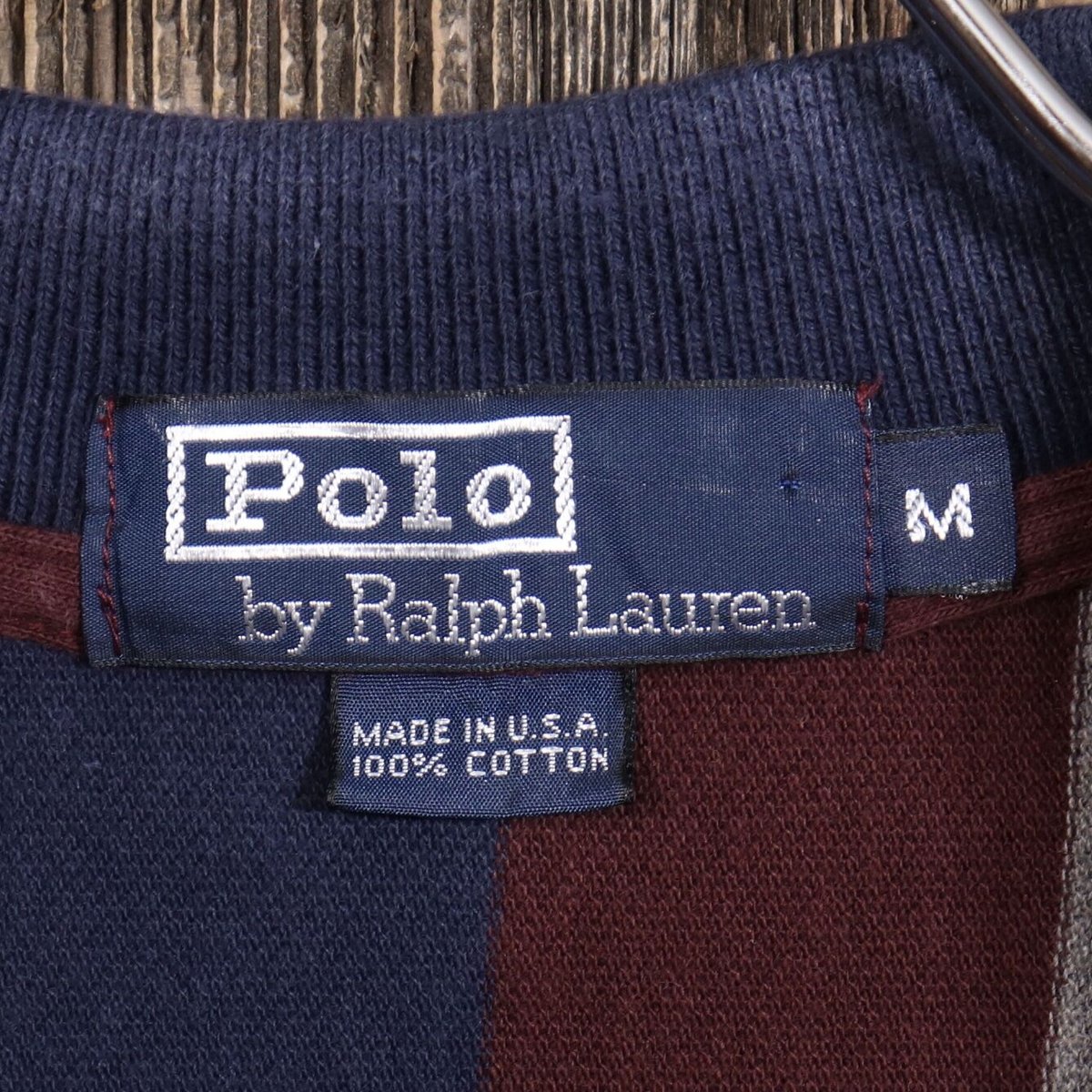 Polo Ralph Lauren ロングスリーブポロシャツ USA製 ポロラルフ Polo Ralph Lauren ロングスリーブポロシャツ USA製 ポロラルフ