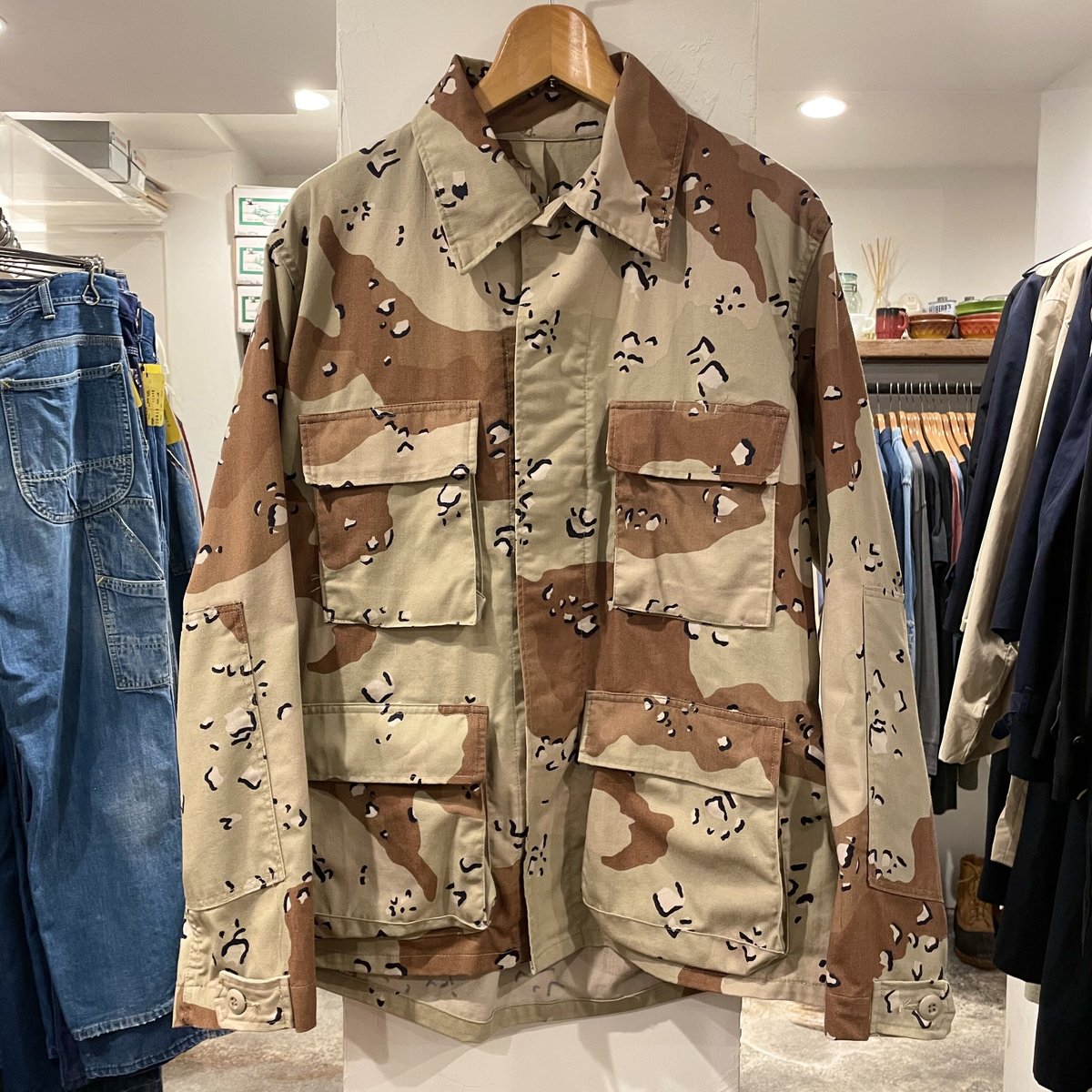 US MILITARY 80s アメリカ軍6Cデザート チョコチップカモ US MILITARY 80s アメリカ軍6Cデザート チョコチップカモ