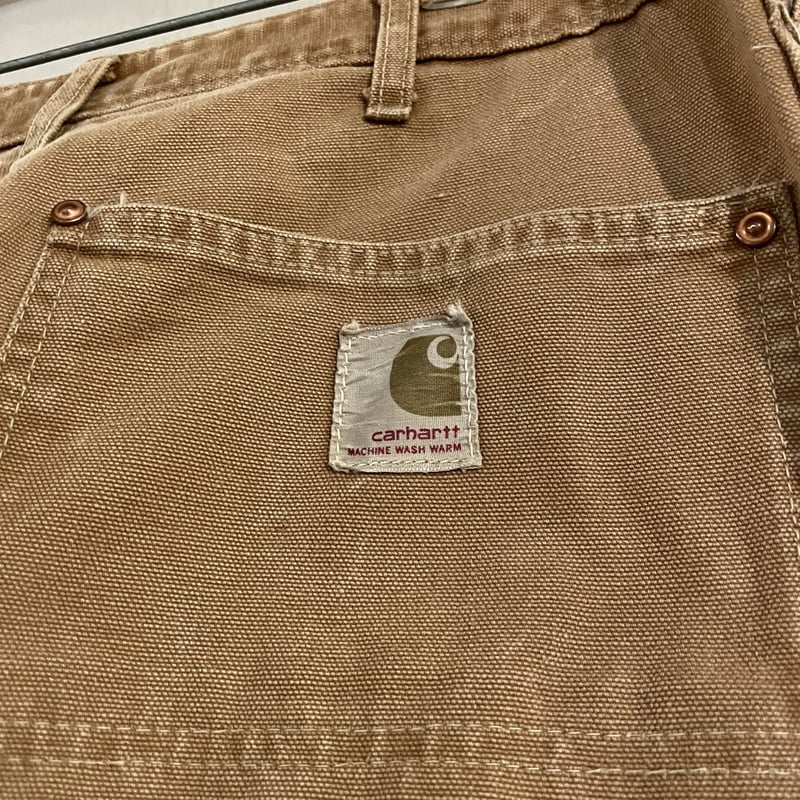 70s Carhartt ダック地 ペインターパンツ ダブルニー 33×28 USA