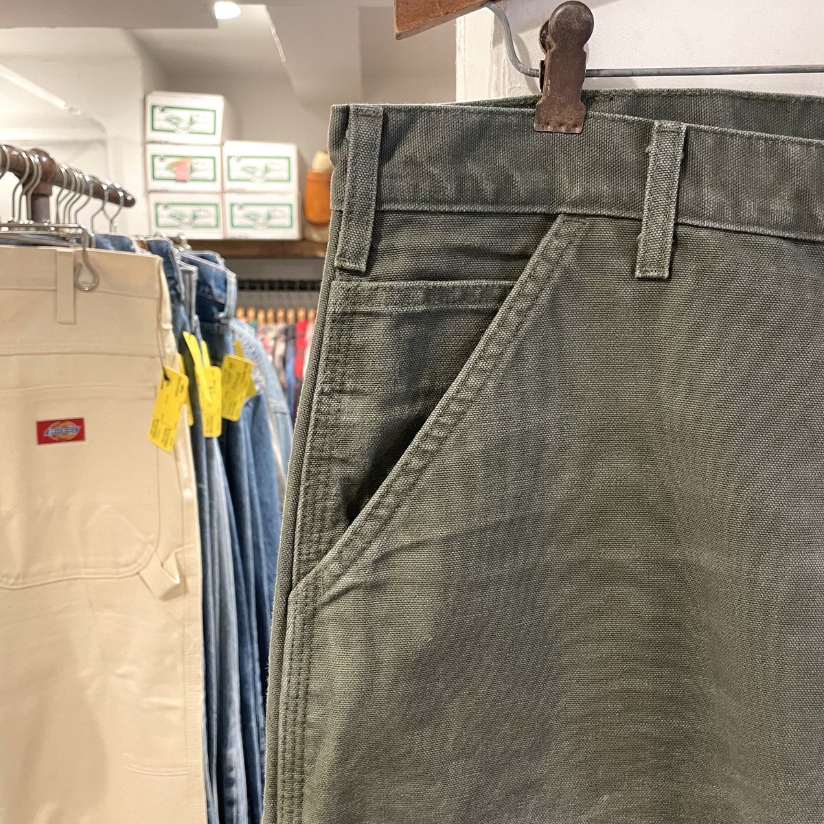 Carhartt ダック地ペインターパンツ 裏地付き カーハート ダックパンツ