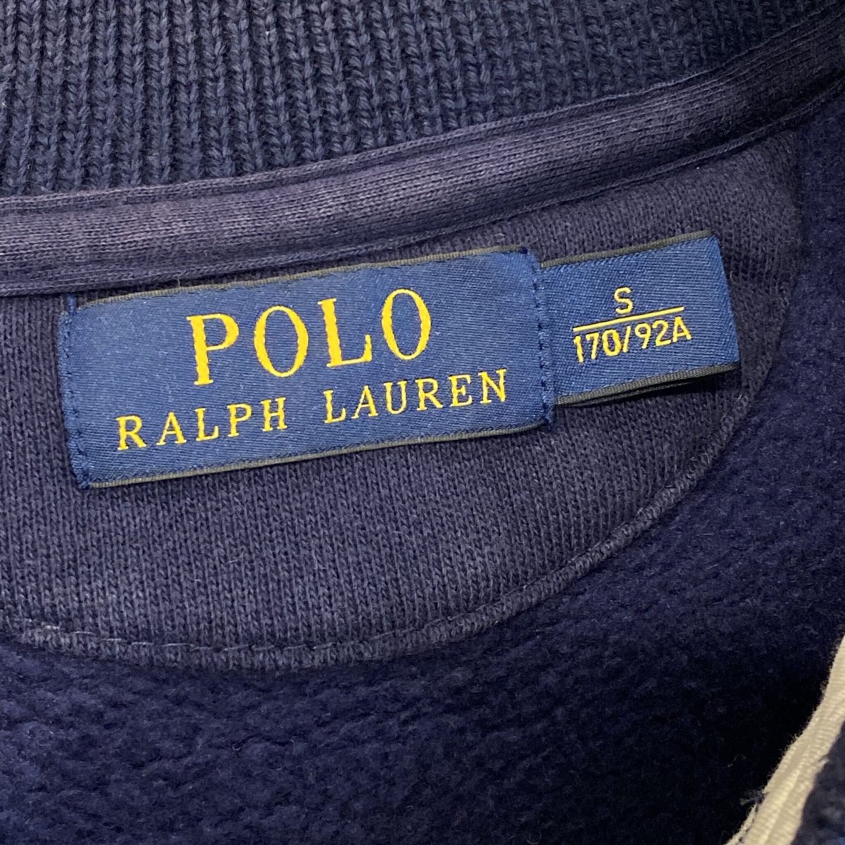 Ralph Lauren コットンスタジャン ラルフローレン 紺 ボタスタ | DUFF