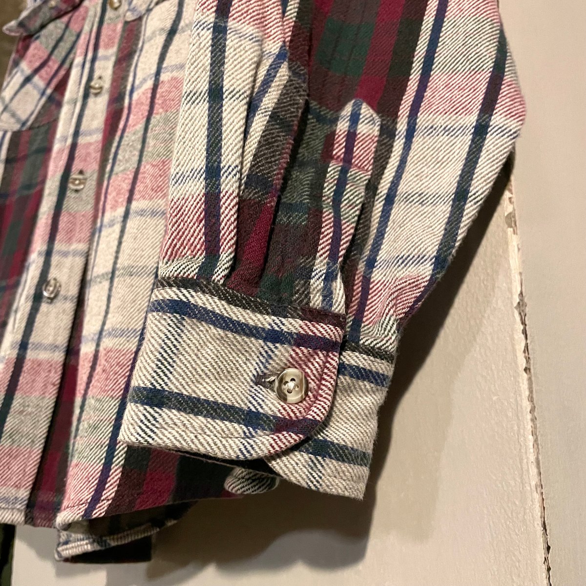 【スペシャルvintage 】USA製 FIVE BROTHER ネルシャツ 90s FIVE BROTHER L/S ネルシャツ Size XL コットンシャツ