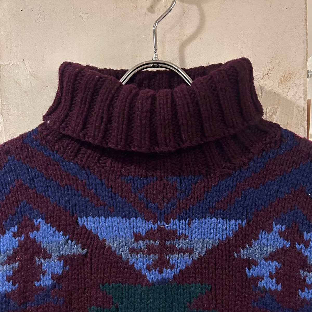 Ralph Lauren ウールセーター ラルフローレン タートルネック 総 Ralph Lauren ウールセーター ラルフローレン タートルネック 総