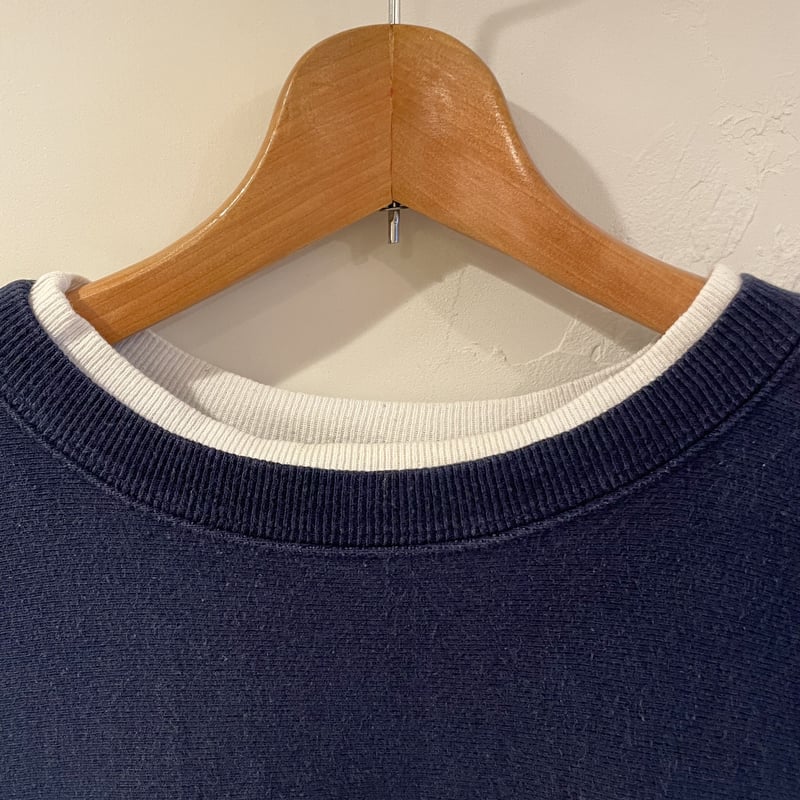 Champion Reverse Weave 2重襟 90s USA製 リバーススウェット 紺