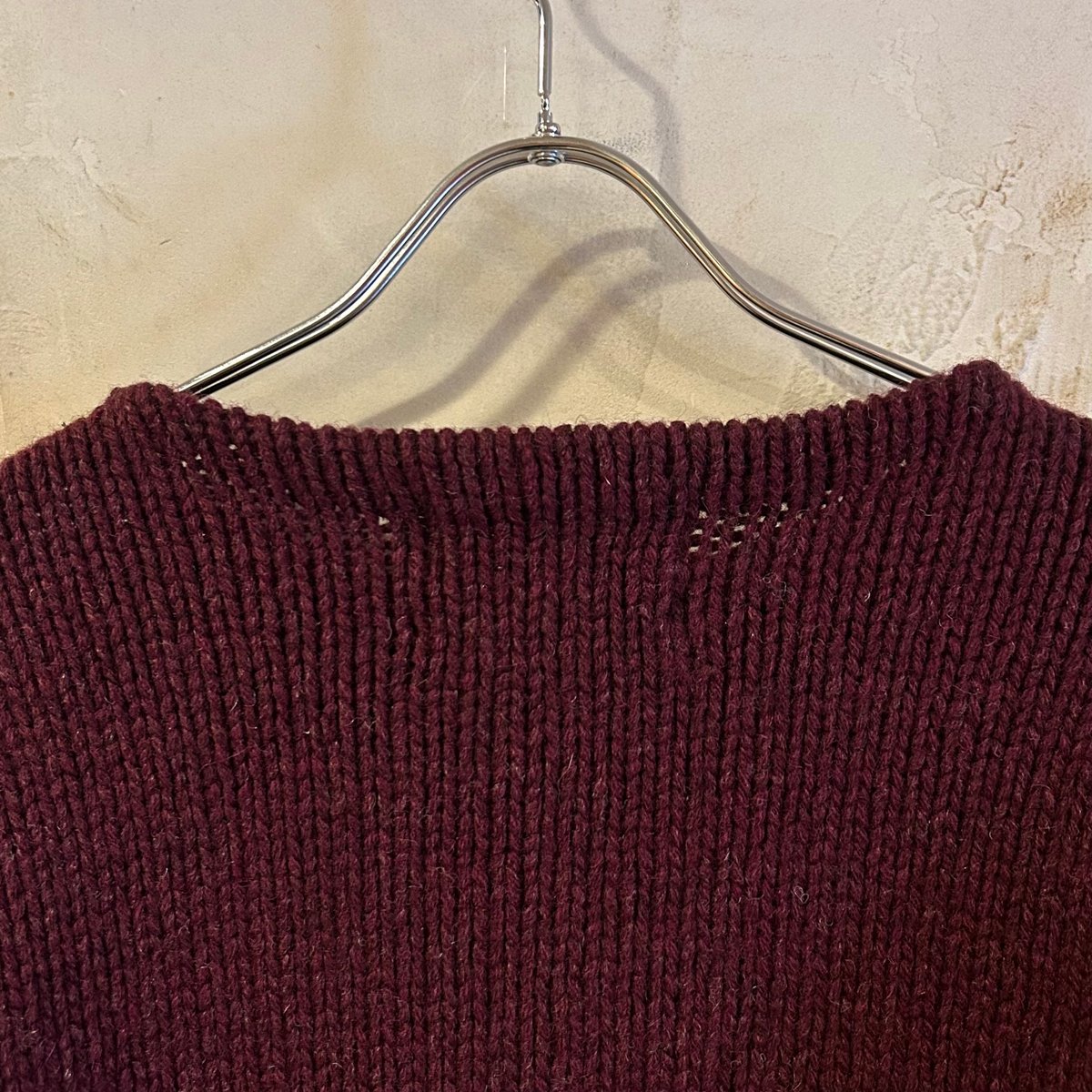 Ralph Lauren 手編みウールセーター Ralph Lauren ウールセーター ラルフローレン ハンティング柄 HAND