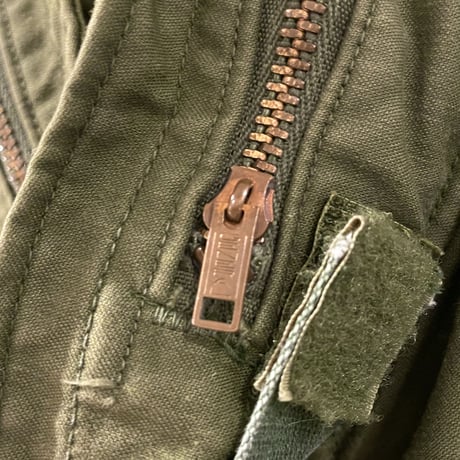 70s　US MILITARY　M-65 Field Jacket　3rdタイプ　ブラスジップ　フィールドジャケット　1972年　ミリタリージャケット　(S1736)