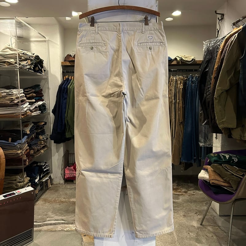 90s polo RalphLauren ポロチノ　チノパン　ベージュ　ワイド 90s polo RalphLauren ポロチノ チノパン ベージュ ワイド 90s