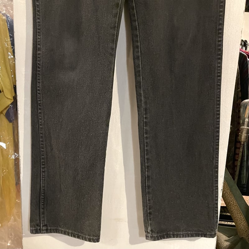 90s Wrangler ブラックデニムパンツ 33×32 USA製 ラングラー 90s Wrangler ブラックデニムパンツ 33×32 USA製 ラングラー