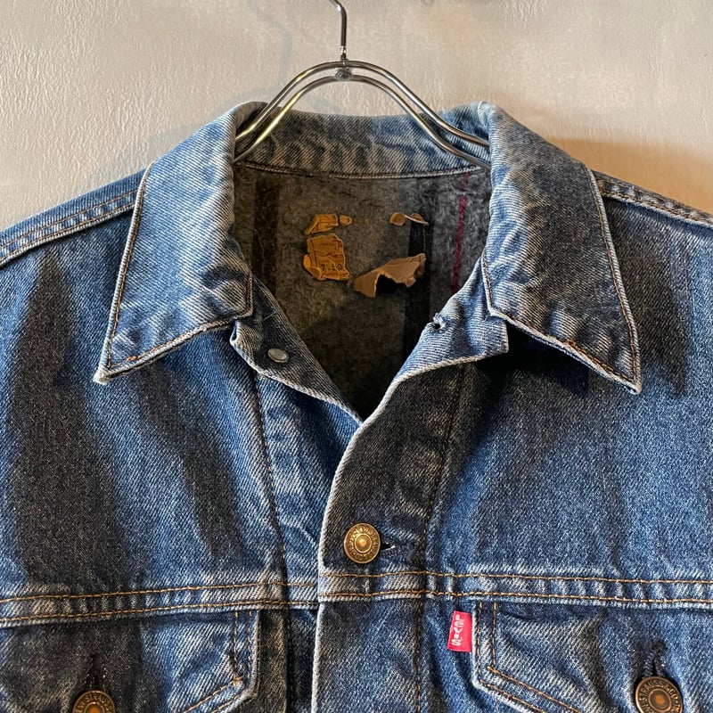 80s Levi's 70506 0316 デニムジャケット USA製 Size 42L ブラ 80s Levi's 70506 0316 デニムジャケット USA製 Size 42L ブラ