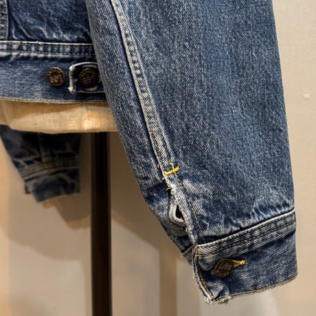 80s　Lee　デニムジャケット　ブランケット付　カナダ製　Size 40相当　リー　(S5119)